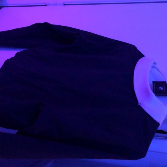 Playboy x Missguided Navy Varsity Polo Crop Top - Picture 4 of 6